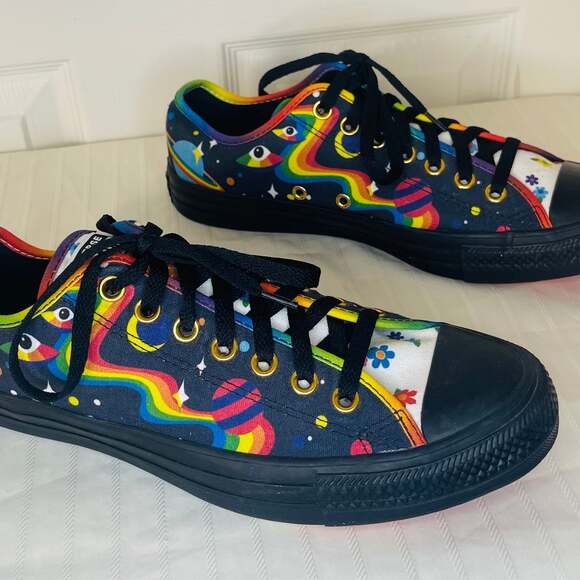 Converse Other - NWOT Converse Chuck 70 Low Pride Galaxy Sneakers size mens 8.5/womens 10.5